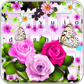 Rose Flowers Keyboard icon