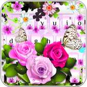 Rose Flowers Keyboard on 9Apps