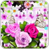 Rose Flowers Keyboard 10001002