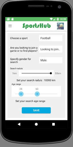 Sports Hub - Social Sports app screenshot 4