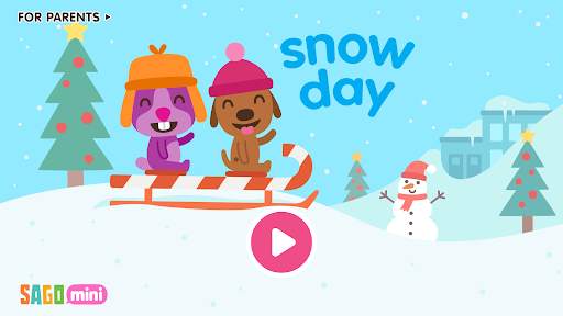 Sago Mini Snow Day Surprise screenshot 1