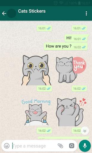 New WAStickerApps 😻 Cat Stickers For Chat screenshot 4