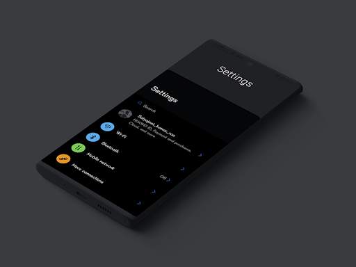 S20 One-UI Dark Live Wallpaper Theme EMUI 10 screenshot 8