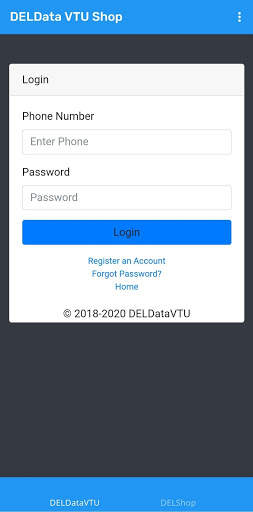 DELData VTU Shop screenshot 1