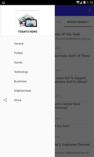 TODAY'S NEWS screenshot 4