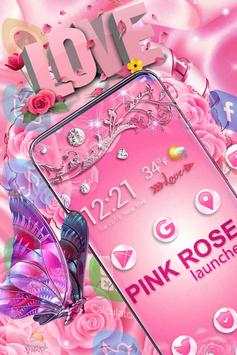 Pink Rose Launcher screenshot 2
