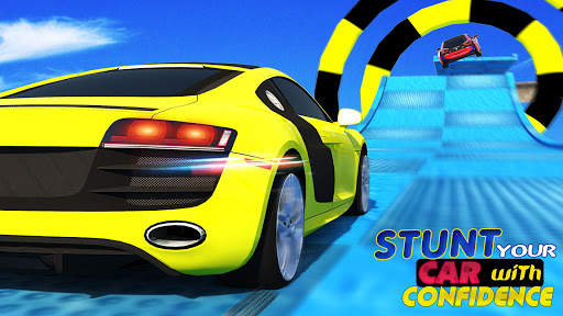 Unlimited Stunt Car - Incredible Flying Car Races screenshot 1