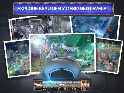 Find The Differences Game 👽 Space Station screenshot 1