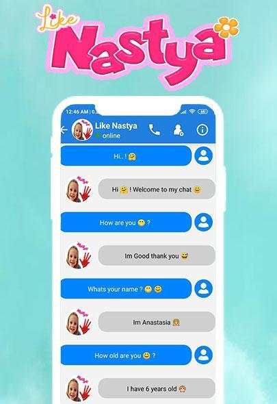 Like Nastya Call and Chat Simulator screenshot 2