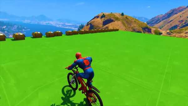 Superhero BMX Stunts Racing: Top Racing Games screenshot 4