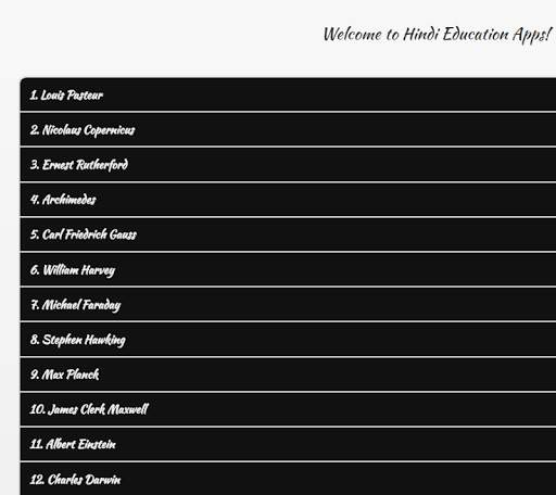 Biographies Of Great Men - English screenshot 1