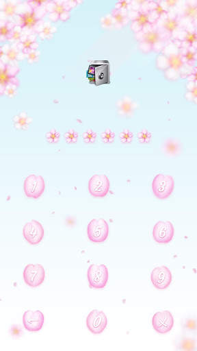AppLock Live Theme Sakura screenshot 2