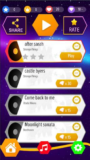 Tap Piano Black Tiles screenshot 2