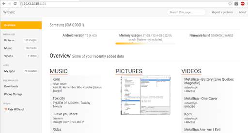 WiSync - wireless access screenshot 3