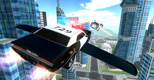 Flying Police Car Driving screenshot 5