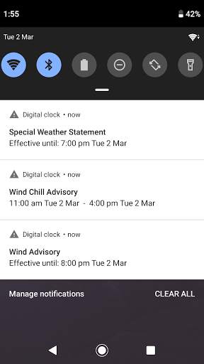Digital Clock & Weather Widget screenshot 13