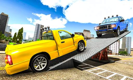 SeeSaw Ramp Car Balance Driving Challenge screenshot 1