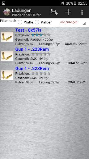 Wiederlader Helfer screenshot 1