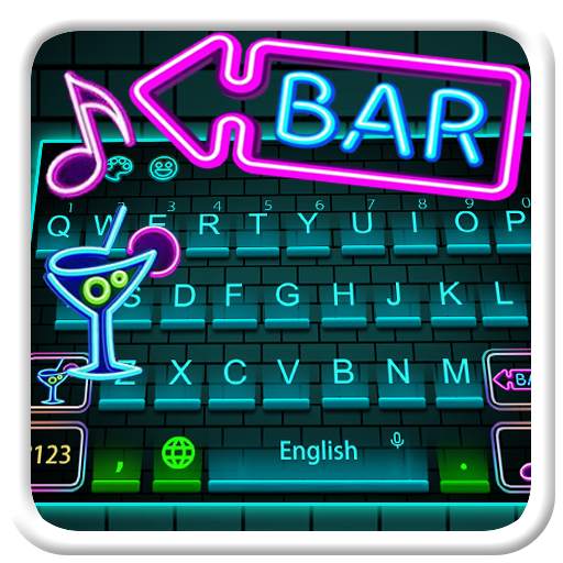 Neon Sexy Night Keyboard 10001003