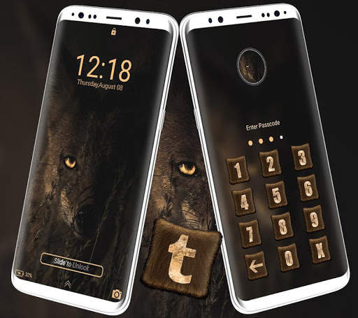 Dark Wolf Eye Launcher Theme screenshot 6