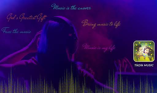 TikDik : Lyrical Video Status Maker screenshot 1