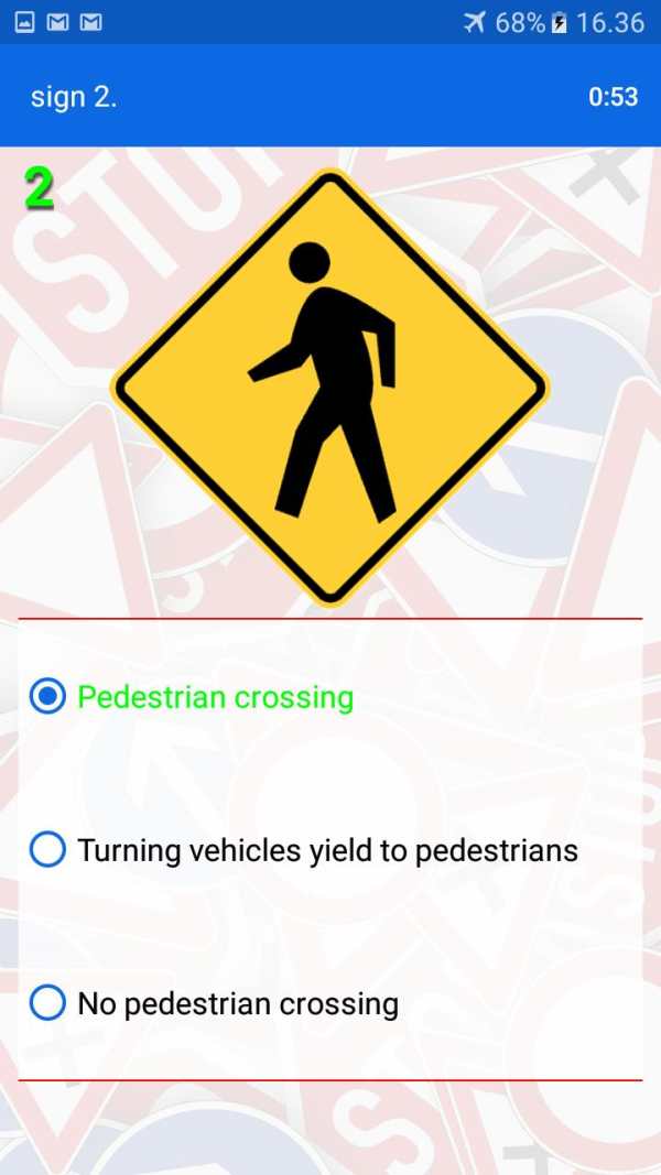 Trafic and road signs screenshot 22