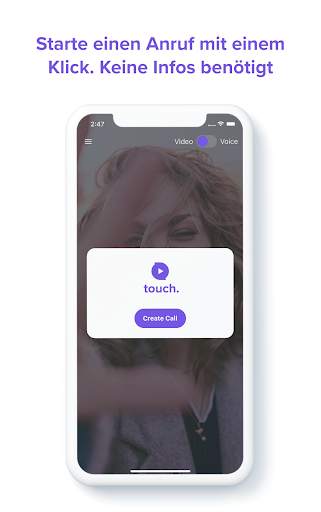 Touch: Kostenlose Videoanrufe screenshot 1