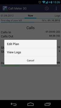 Call Meter 3G screenshot 3