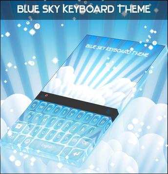 Blue Sky Keyboard Theme screenshot 1
