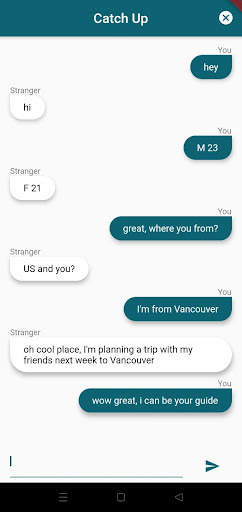 Catch Up - Omeglechat, No sign up screenshot 2