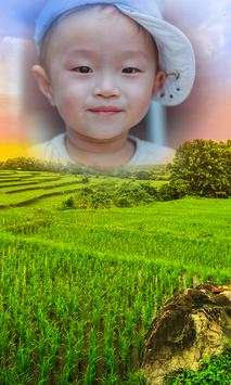 Features natural village photo frame application screenshot 14