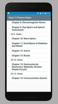 Class 12 Physics Notes screenshot 2