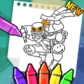 Ninja Coloring Turtles Heroes icon