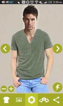 Man T-shirt Photo Suit screenshot 2