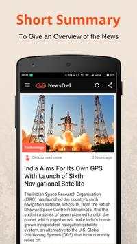 NewsOwl - Daily News In Depth screenshot 1