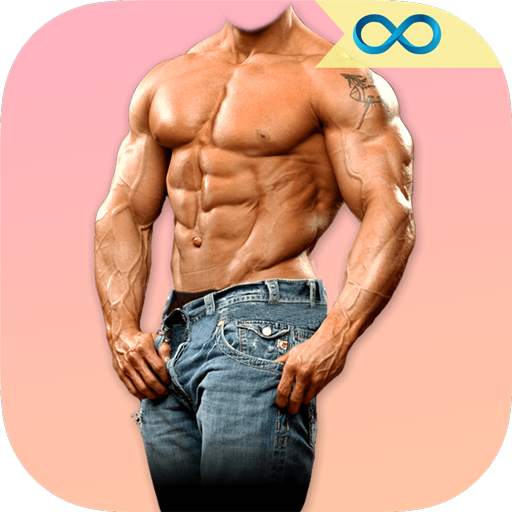 Body Builder Photo Suit & Wrestler Photo Frame 1.7
