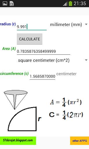 Area, Perimeter, Circumference screenshot 3