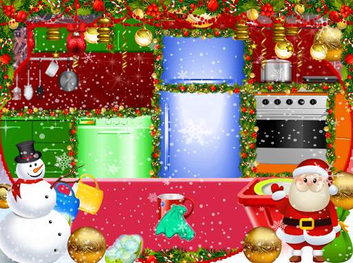 Christmas Kitchen Cleaning-Hidden Objects Cleaning screenshot 3