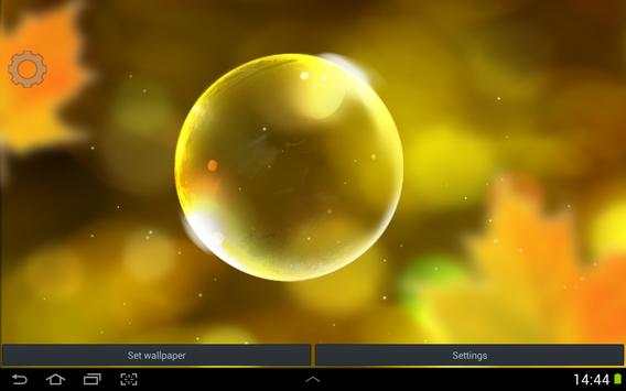 Autumn Bubbles LWP screenshot 4