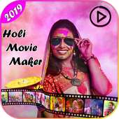 Holi Photo Video Maker with Music:Video Maker 2019 logo