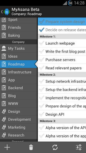 MyAsana - Asana Client screenshot 1
