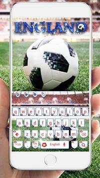 Sepak Bola Piala Dunia Keyboard Tema screenshot 1
