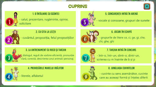 Tarzan și jungliada cuvintelor screenshot 2