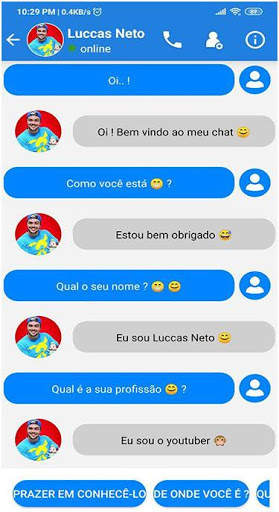 chamada Luccas Neto Video & Voice screenshot 3