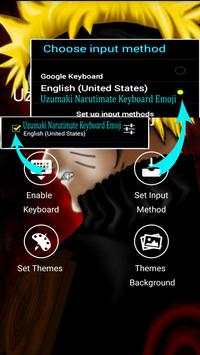 Uzumaki Narutimate Keyboard Emoji screenshot 2