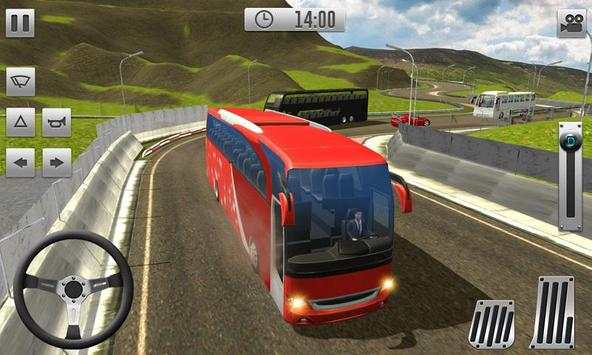Racing Bus Simulation - hill dash bus скриншот 3