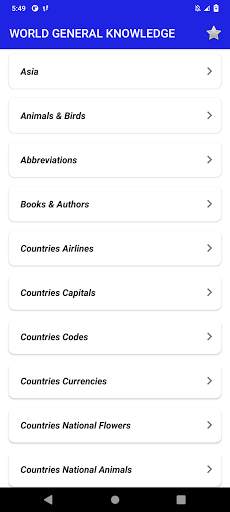 World General Knowledge 2022 screenshot 4