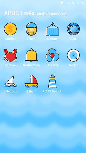 Navigation-APUS Launcher theme screenshot 3