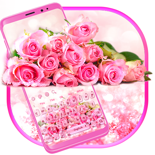 🌸Pink Rose Keyboard icon