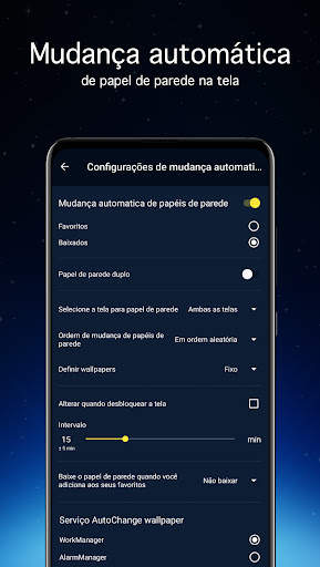 Papel de parede com espaço 4K screenshot 5